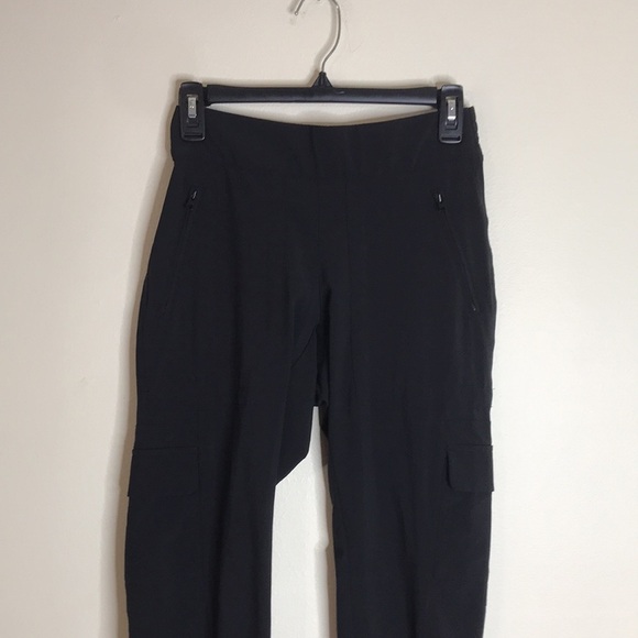 Athleta ladies black gym workout legging joggers size 0 - Picture 2 of 12